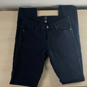 Just Black - Black Skinny Jeans - size 29